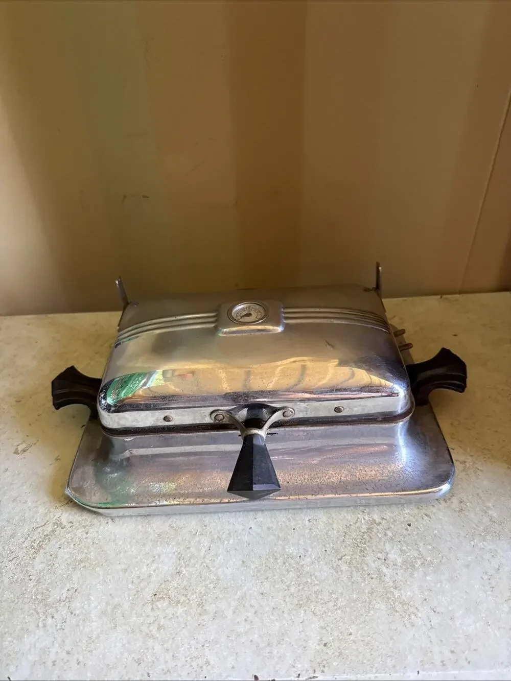 Vintage Electrahot Electric Waffle Maker For Parts